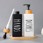 ceramic hand & dish soap dispenser